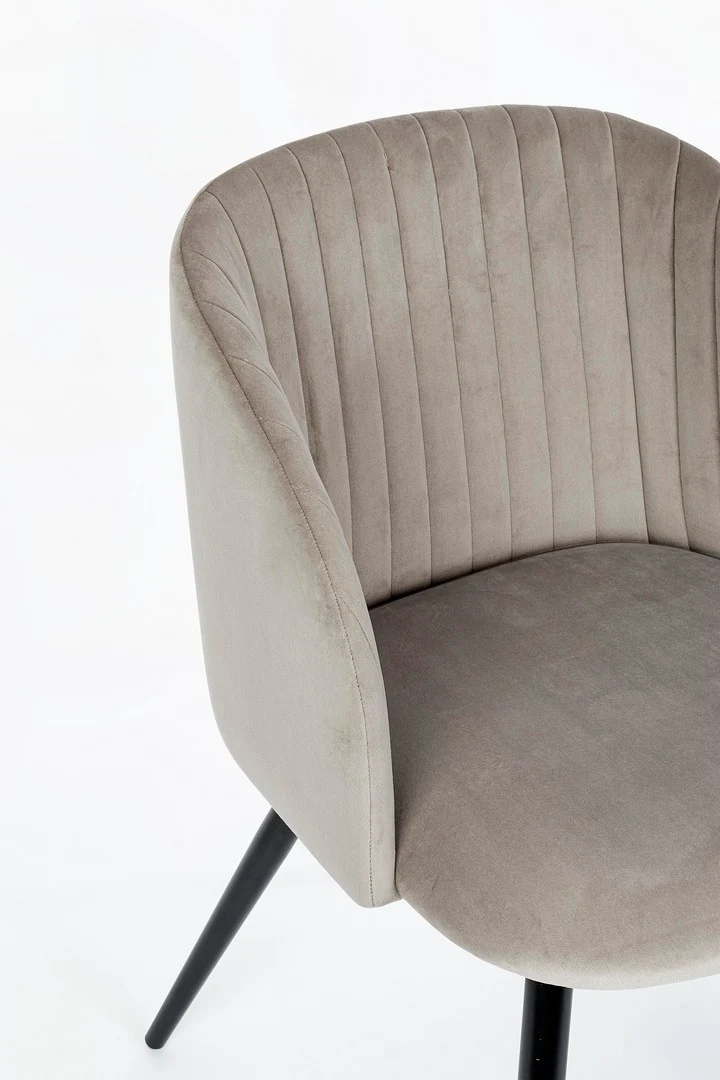 Sedia "Queen" con gambe in acciaio verniciato a polvere, per arredo interno 53 x 57 x h 81,5 cm