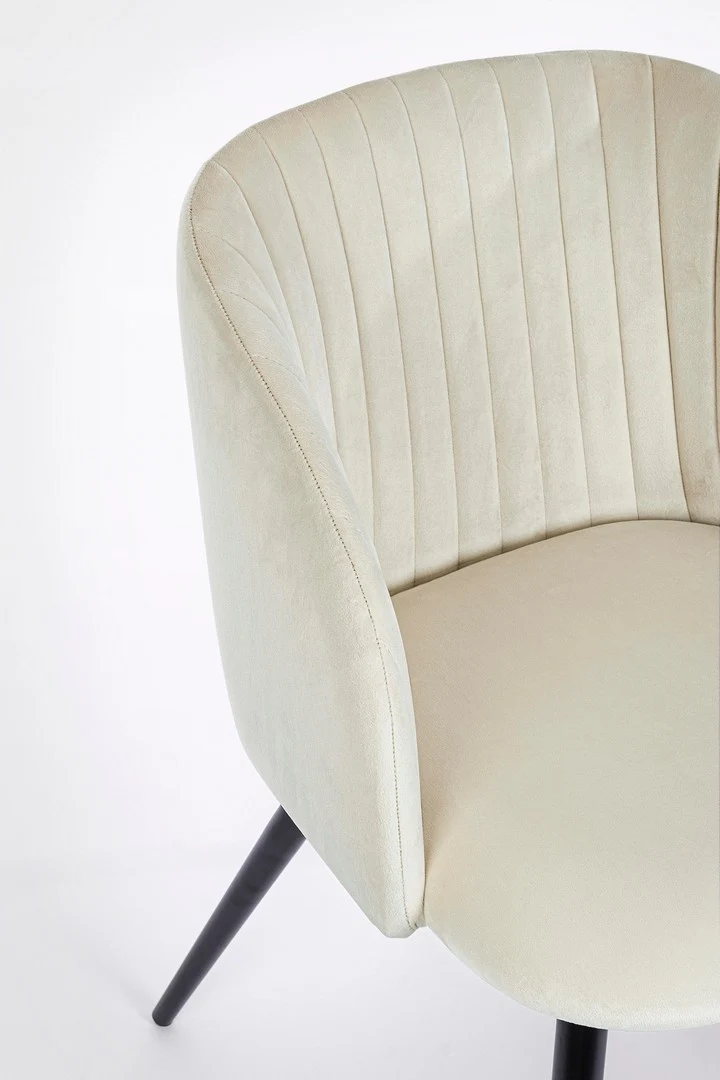 Sedia "Queen" con gambe in acciaio verniciato a polvere, per arredo interno 53 x 57 x h 81,5 cm