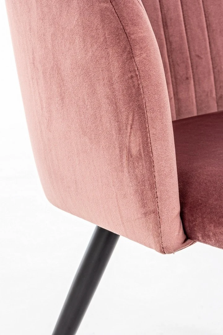 Sedia "Queen" con gambe in acciaio verniciato a polvere, per arredo interno 53 x 57 x h 81,5 cm