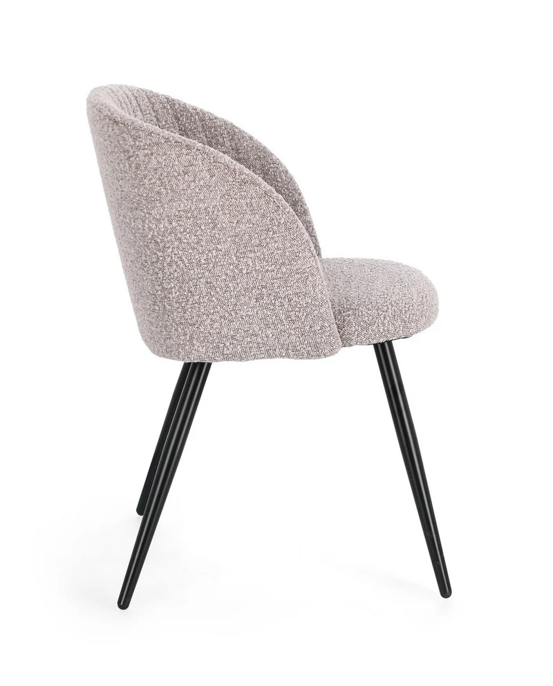 Sedia "Queen" con struttura in compensato, per arredo interno 53 x 57 x h 81,5 cm