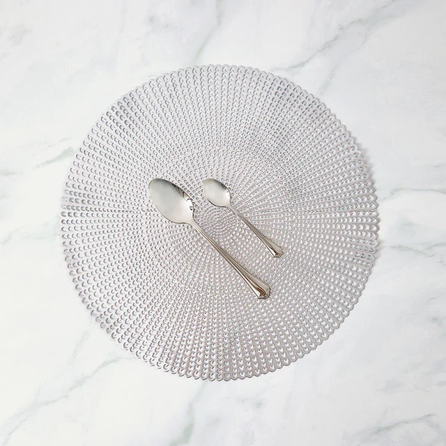 Tovagliette americane per colazione sottopiatto lavabile tondo 41 cm
