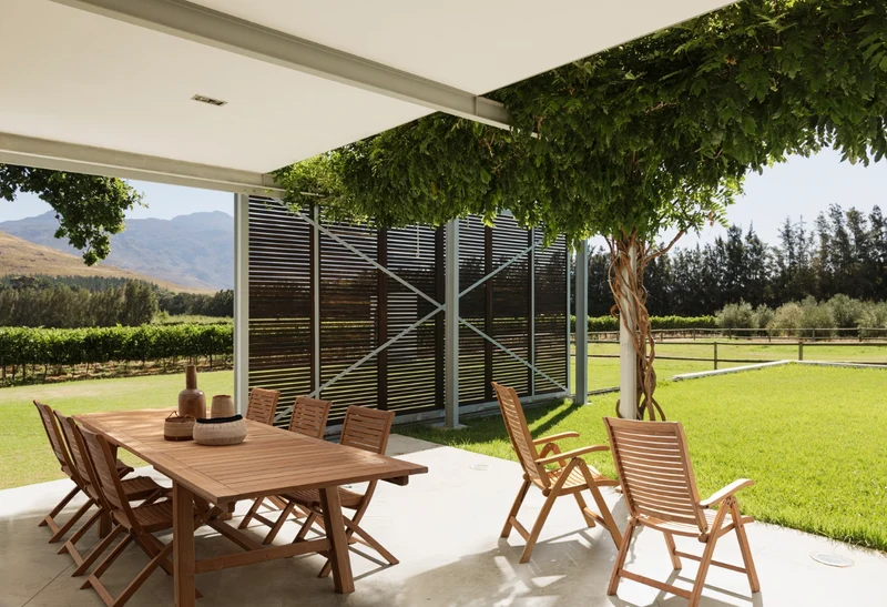 Poltrona reclinabile "Maryland" in legno teak per esterno, 5 posizioni e pieghevole
