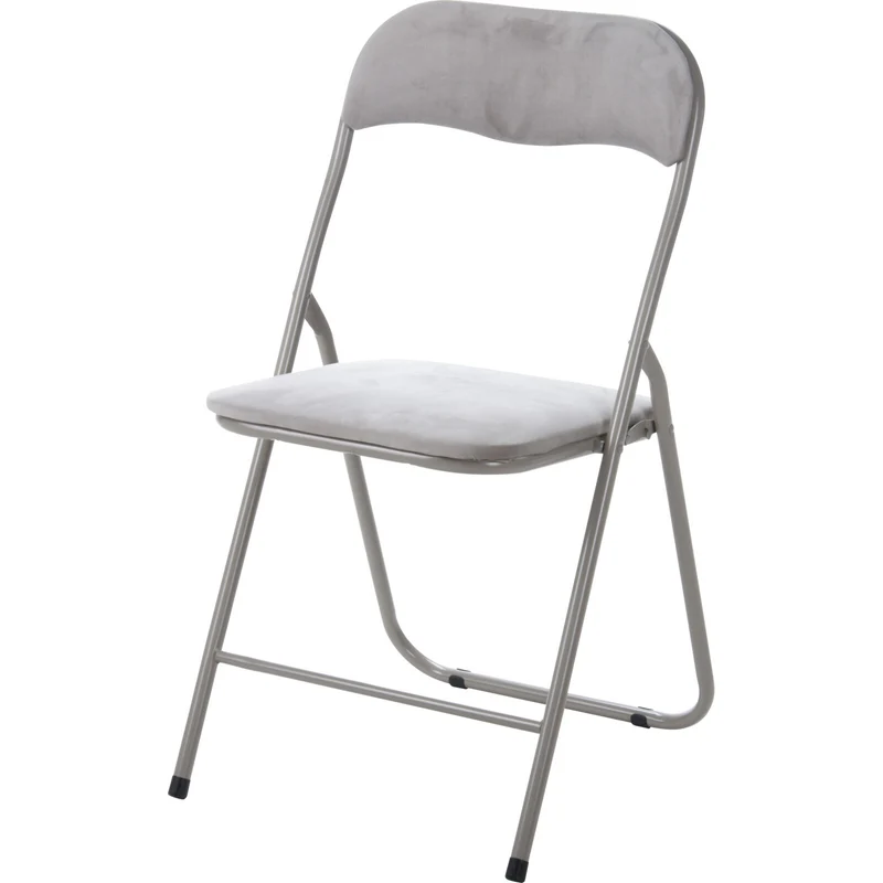 Sedie pieghevoli imbottite in velluto salvaspazio design moderno kit 6 pezzi