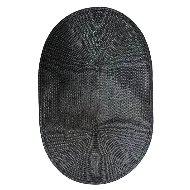 Tovagliette americane per colazione Sottopiatto lavabile ovale 44 cm