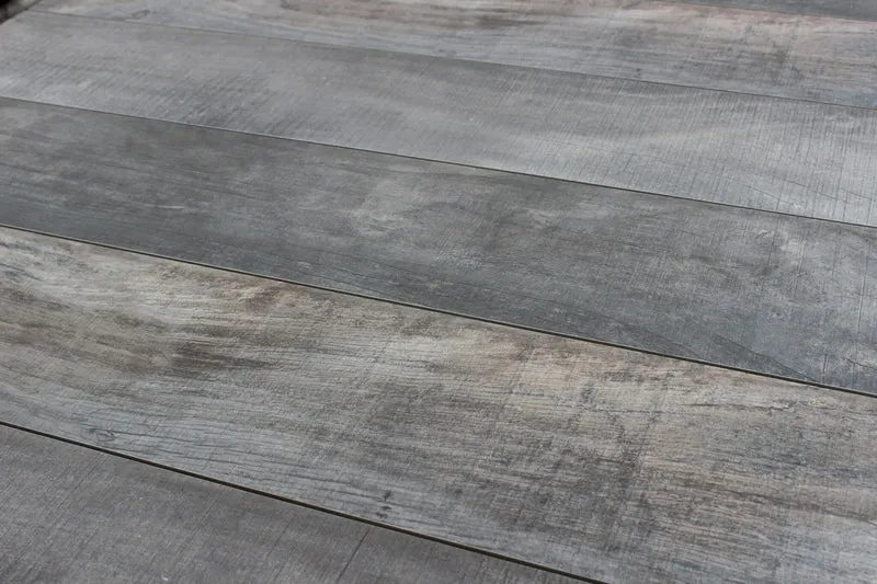 Tavolo allungabile "Zante" in alluminio Antracite e Gres porcellanato per esterno 205\260 x 105 cm