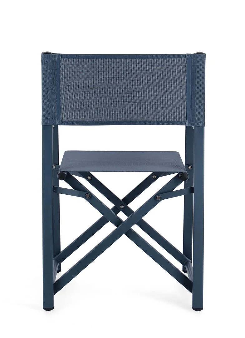 Sedia da regista "Taylor" , struttura in alluminio, seduta in textilene, ideale per giardino