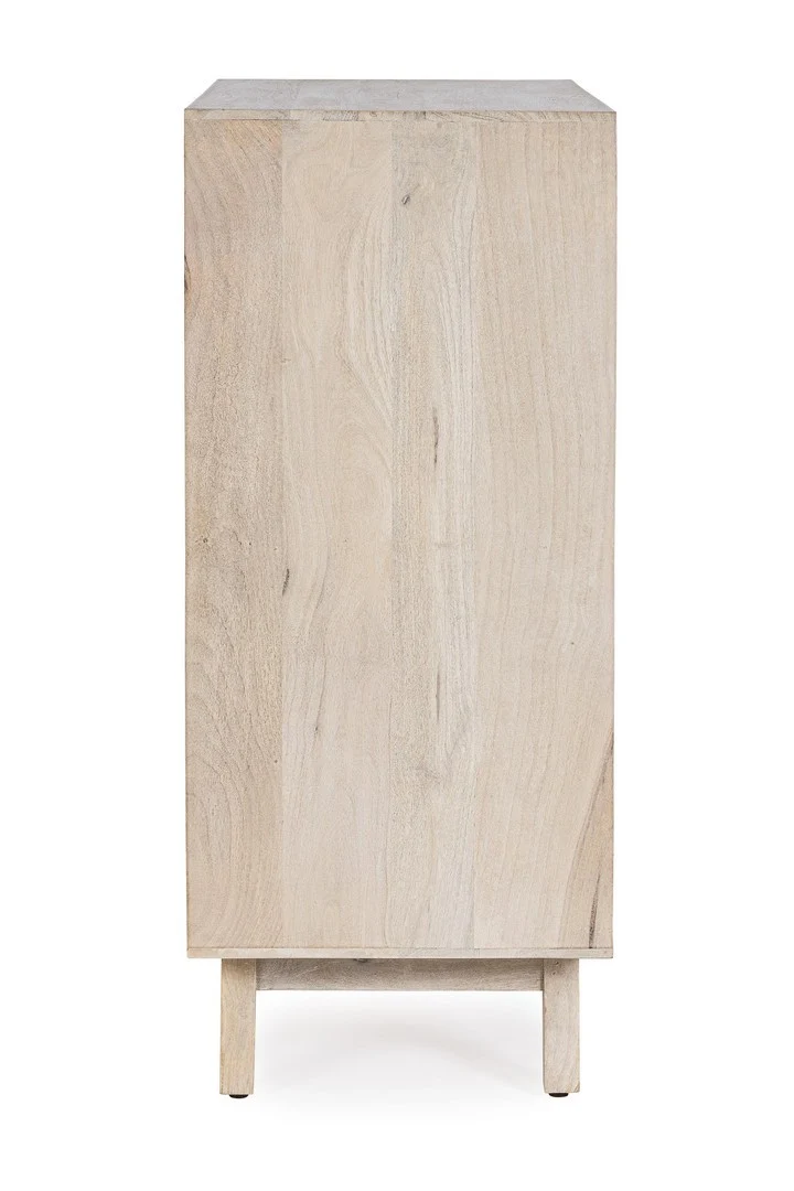 Credenza "Indira" con struttura in legno di mango, schienale in mdf, decorazioni fatte a mano