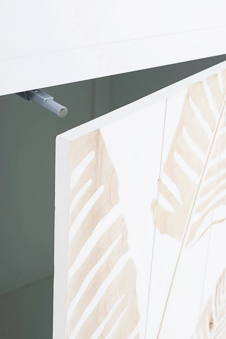 Credenza "Folium", con struttura in abete e mdf, piano e schienale in mdf, stile design