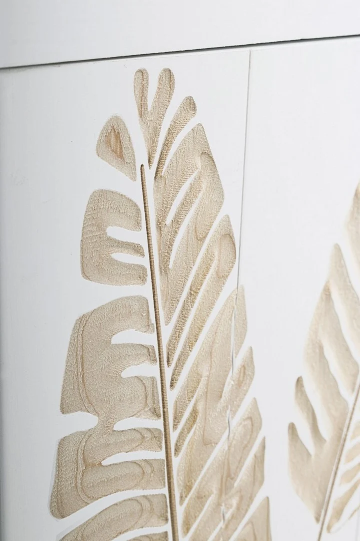 Credenza "Folium", con struttura in abete e mdf, piano e schienale in mdf, stile design