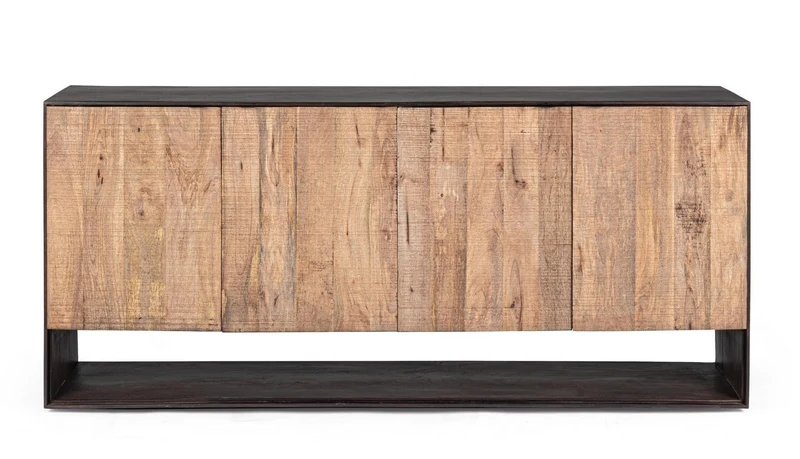 Credenza "Gunter" con struttura in legno di mango, finitura con vernice, stile moderno