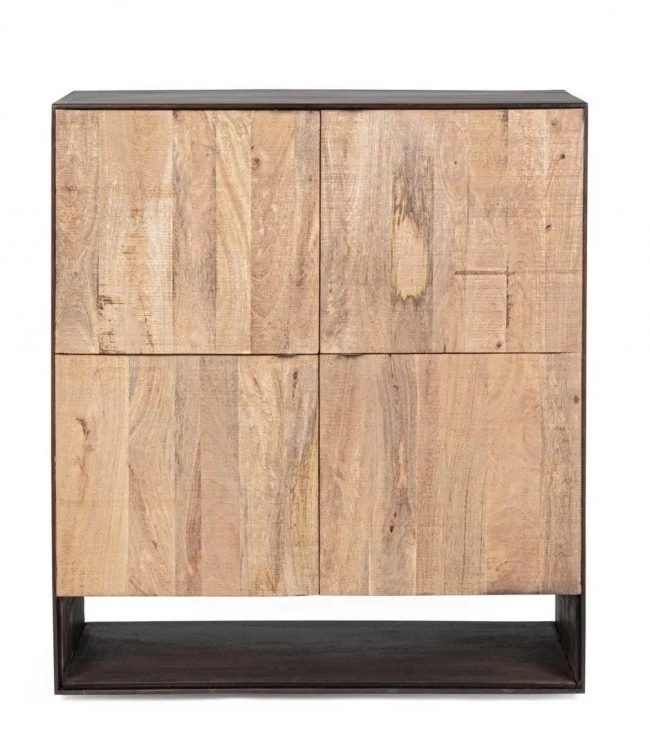 Credenza "Gunter" con struttura in legno di mango, finitura con vernice, stile moderno