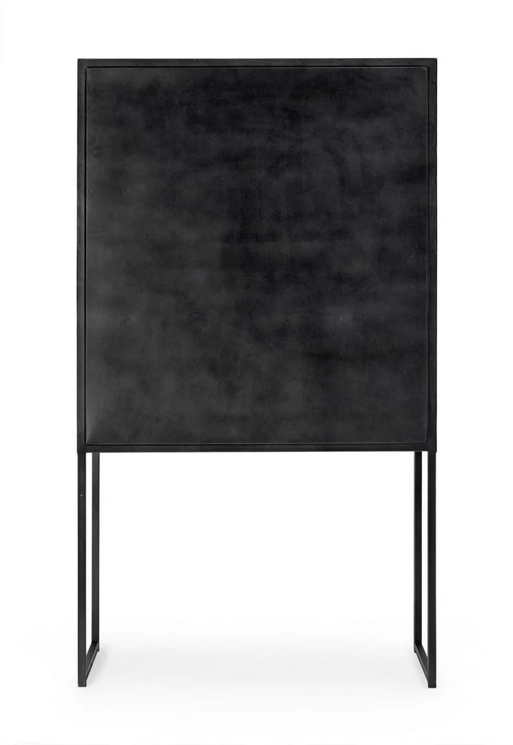 Credenza "Dorset" con struttura in acciaio, cassetti in legno, stile industriale
