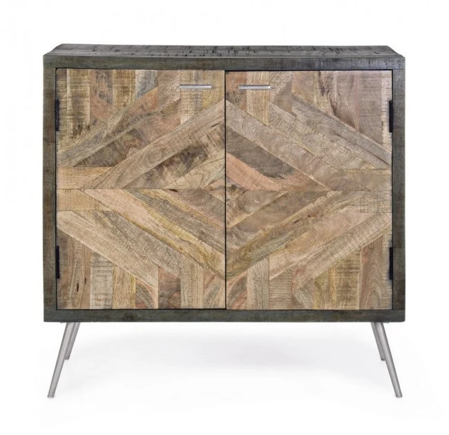 Credenza "Norwood" con struttura in legno di mango, mobile in stile industriale