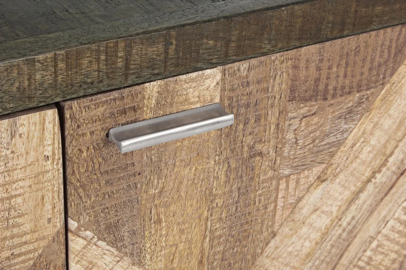 Credenza "Norwood" con struttura in legno di mango, mobile in stile industriale