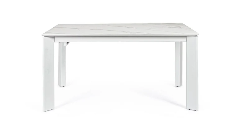Tavolo "Briva" allungabile rettangolare con piano in ceramica e supporto in mdf