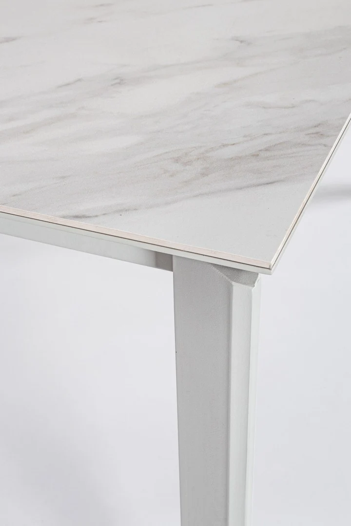 Tavolo "Briva" allungabile rettangolare con piano in ceramica e supporto in mdf