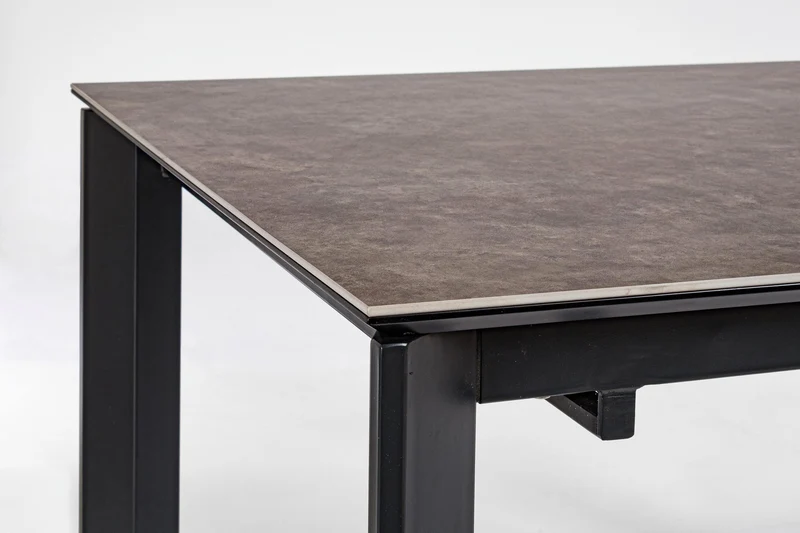 Tavolo "Briva" allungabile rettangolare con piano in ceramica e supporto in mdf