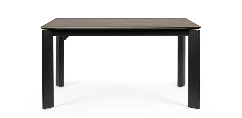 Tavolo "Briva" allungabile rettangolare con piano in ceramica e supporto in mdf