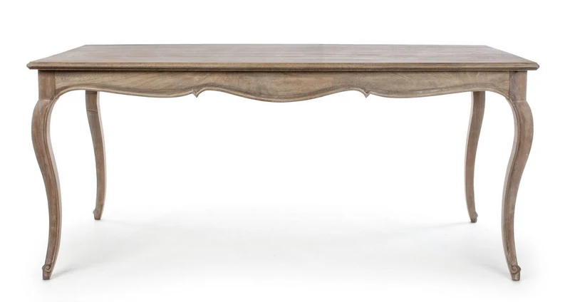 Tavolo Malika rettangolare in legno di mango finitura a base di nitrocellulosa da 175 x 90 cm