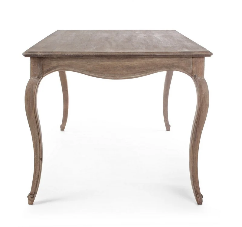 Tavolo Malika rettangolare in legno di mango finitura a base di nitrocellulosa da 175 x 90 cm
