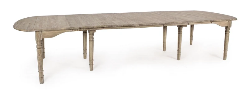 Tavolo allungabile Bedford rettangolare in legno massiccio di quercia europeo