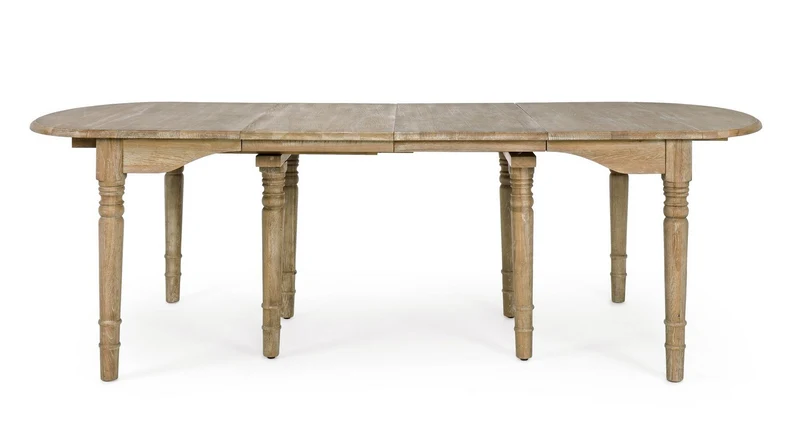 Tavolo allungabile Bedford rettangolare in legno massiccio di quercia europeo