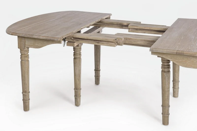 Tavolo allungabile Bedford rettangolare in legno massiccio di quercia europeo