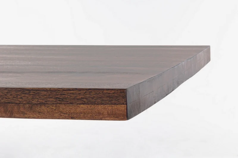 Tavolo Arnav rettangolare, con gambe, piano in legno di mango da 200 x 100 cm