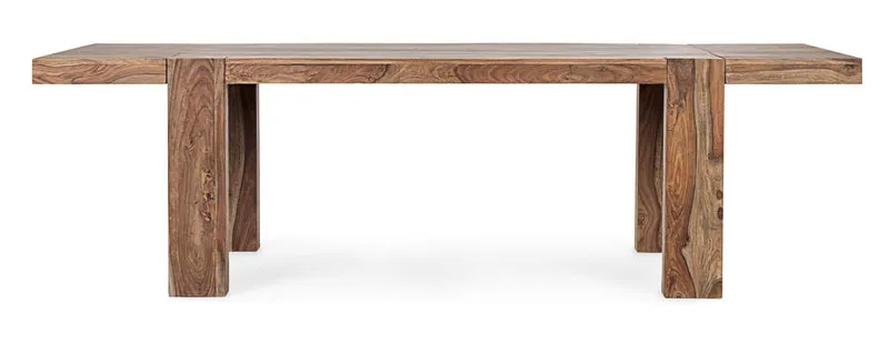 Tavolo allungabile Sunderland rettangolare, con gambe, in legno sheesham da 175-265 x 90 cm