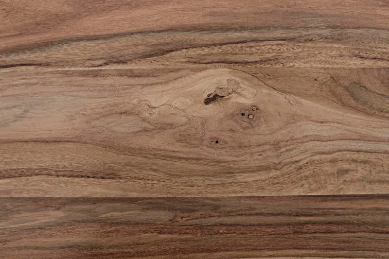 Tavolo Salford allungabile rettangolare, con gambe, piano in legno sheesham, stile design