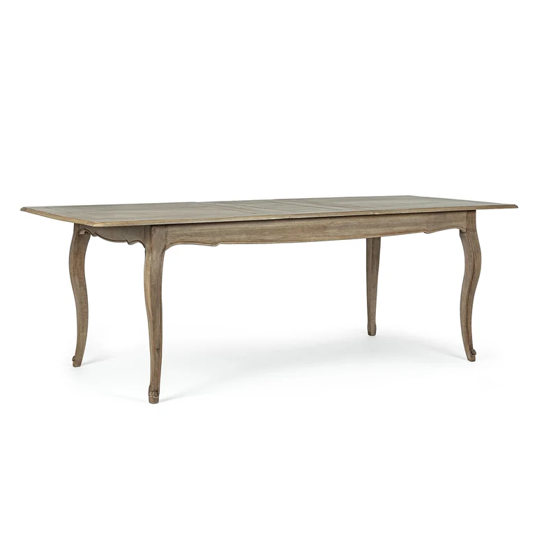 Tavolo allungabile "Domitille" rettangolare, con gambe, in legno di mango da 180-225 x 90 cm