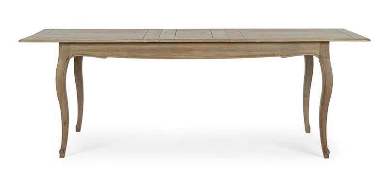 Tavolo allungabile "Domitille" rettangolare, con gambe, in legno di mango da 180-225 x 90 cm