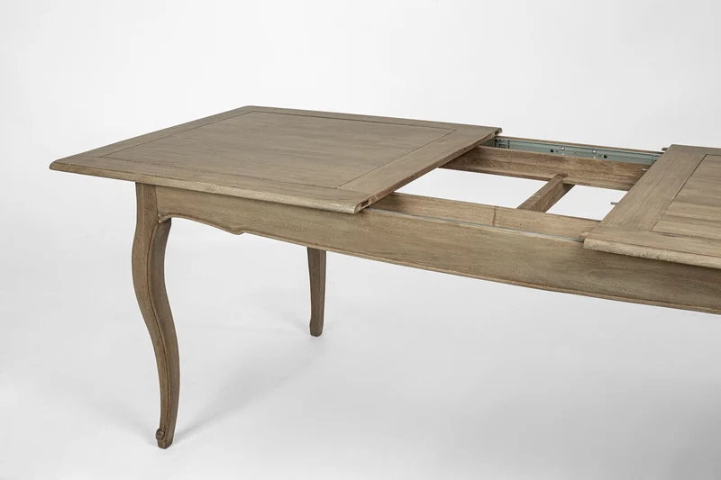 Tavolo allungabile "Domitille" rettangolare, con gambe, in legno di mango da 180-225 x 90 cm