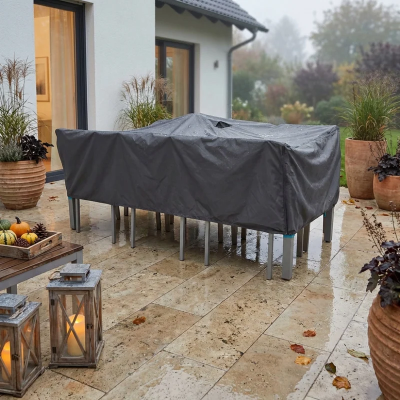 Telo di protezione idrorepellente Cover per tavoli rettangolari con sedie