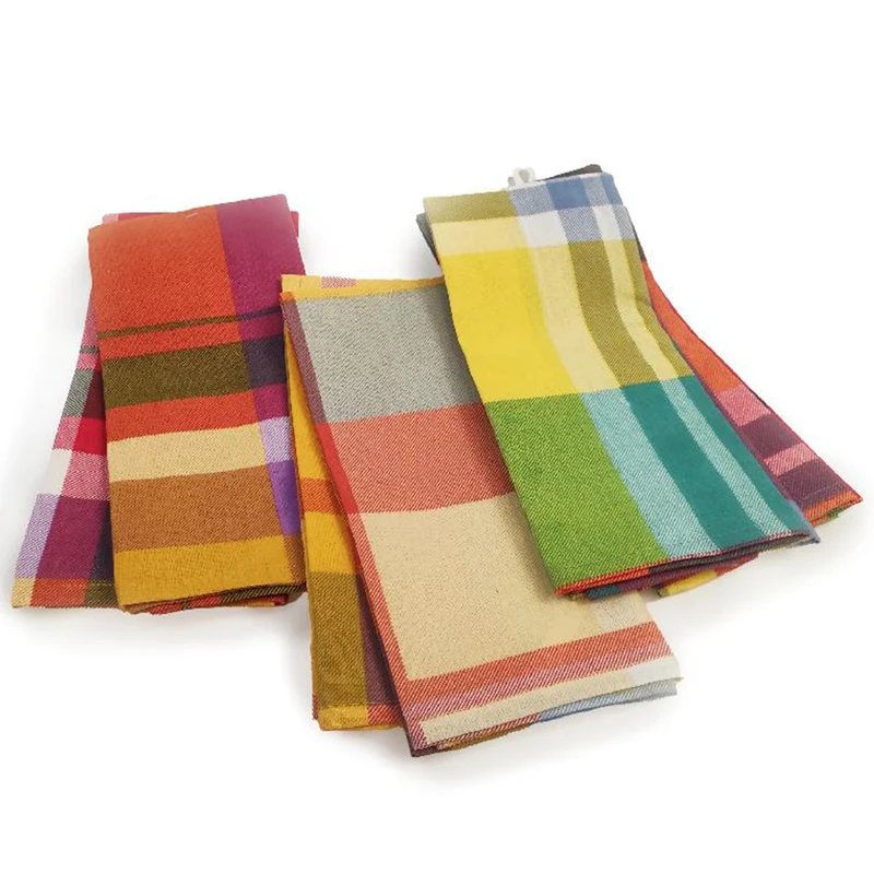 Set 2 Canovacci "Dream color" 100% cotone, strofinacci da cucina 40 x 60 cm