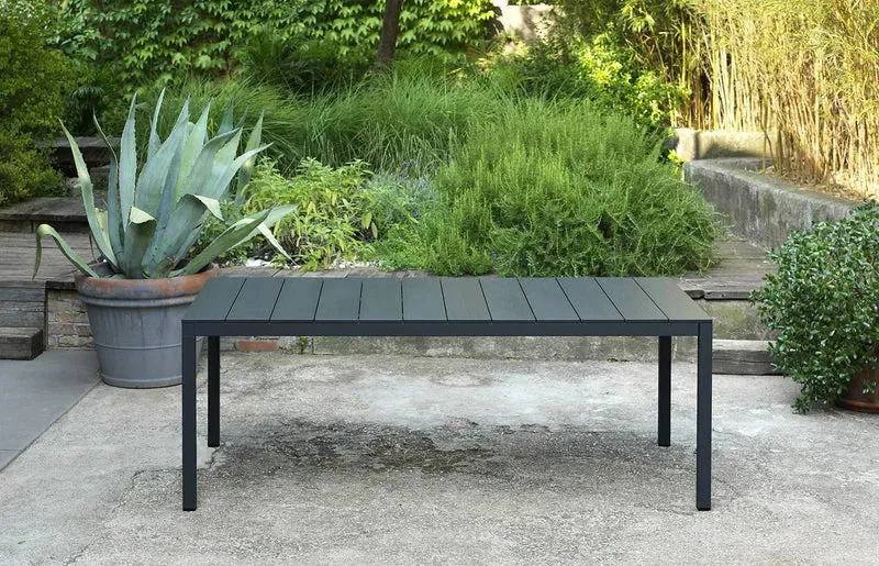 Tavolo allungabile "Nardi Rio Alu" piano telescopico in alluminio per giardino e veranda