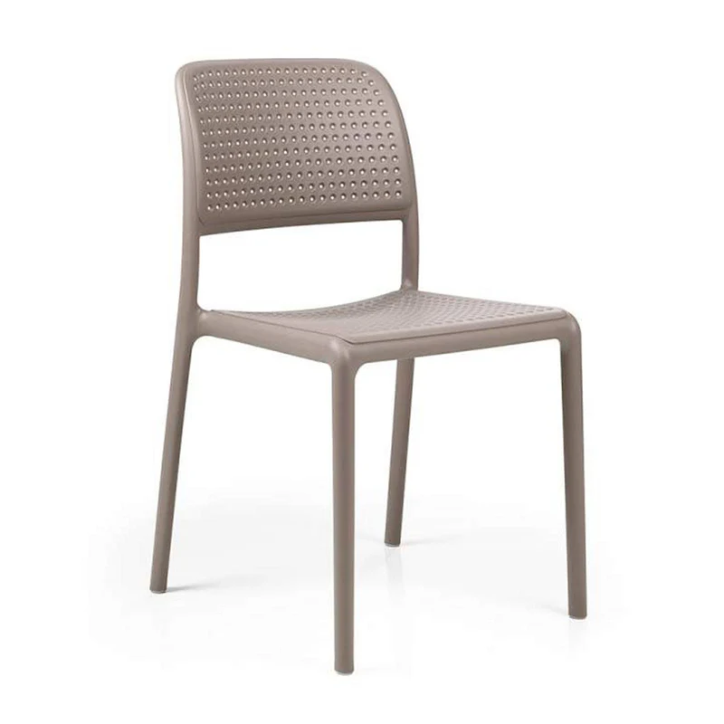 Sedia "Bora Bistrot" in polipropilene fiber-glass per giardino, bar e ristorante "Made in Italy"