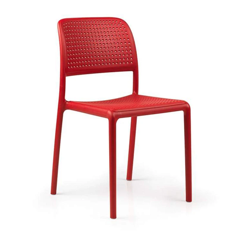 Sedia "Bora Bistrot" in polipropilene fiber-glass per giardino, bar e ristorante "Made in Italy"