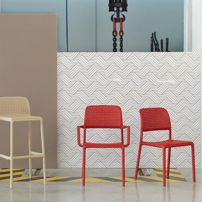 Sedia "Bora Bistrot" in polipropilene fiber-glass per giardino, bar e ristorante "Made in Italy"
