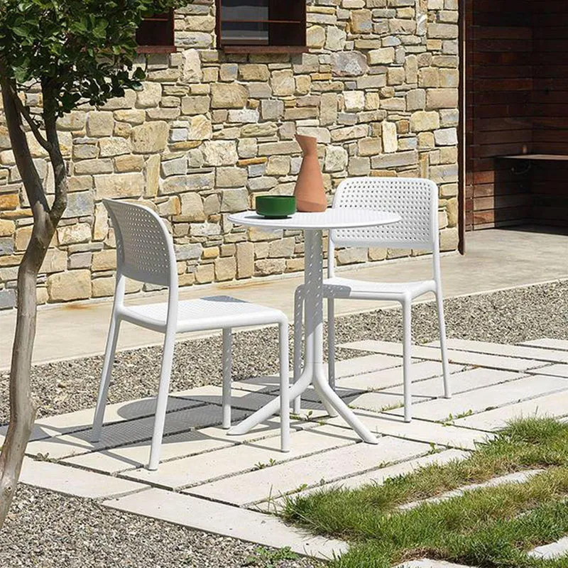 Sedia "Bora Bistrot" in polipropilene fiber-glass per giardino, bar e ristorante "Made in Italy"