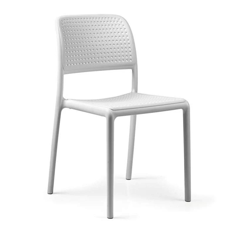 Sedia "Bora Bistrot" in polipropilene fiber-glass per giardino, bar e ristorante "Made in Italy"