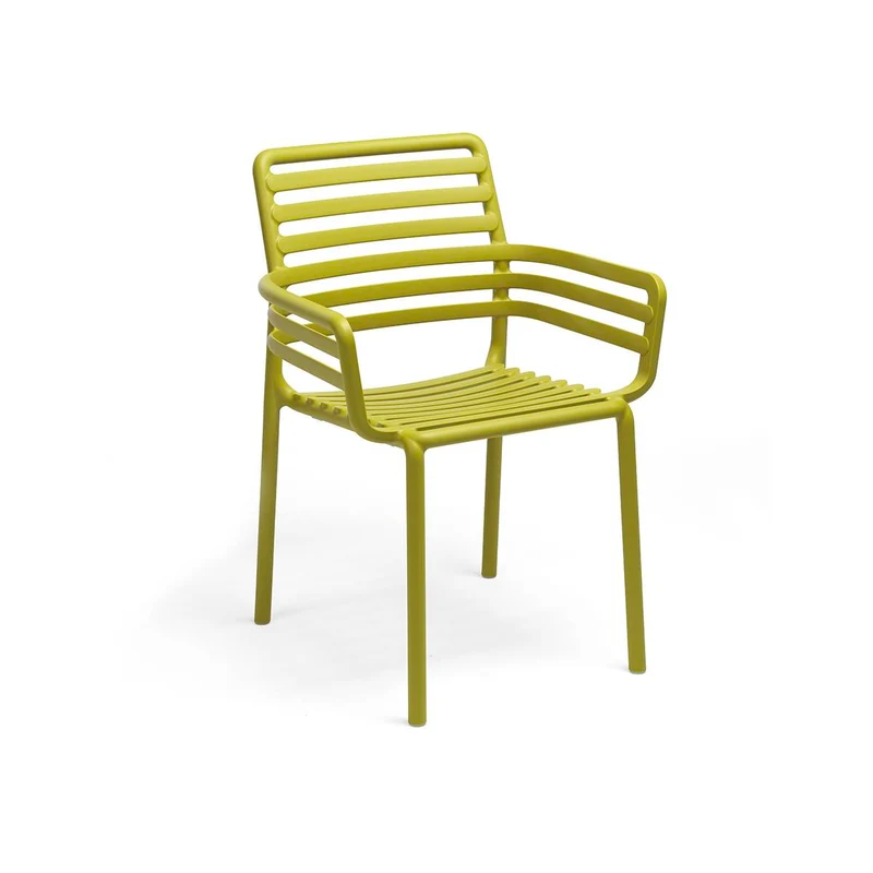 Sedia "Doga Armchair" in polipropilene fiber-glass per giardino, bar e ristorante "Made in Italy"