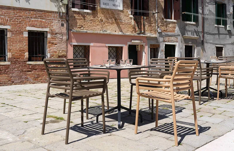 Sedia "Doga Armchair" in polipropilene fiber-glass per giardino, bar e ristorante "Made in Italy"