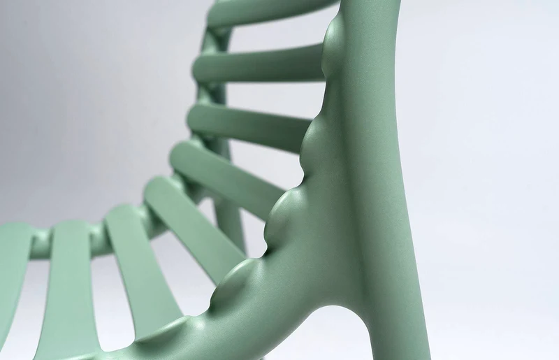 Sedia "Doga Bistrot" in polipropilene fiber-glass per giardino, bar e ristorante "Made in Italy"