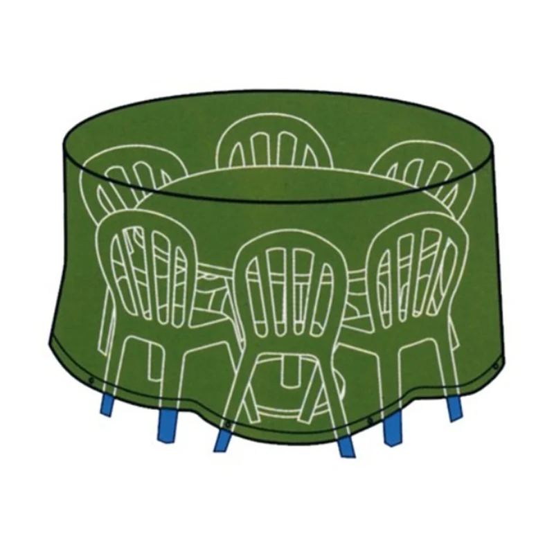 Telo di protezione "Cover" per tavoli tondi con sedie da Giardino e Piscina Ø 193x h89 cm.