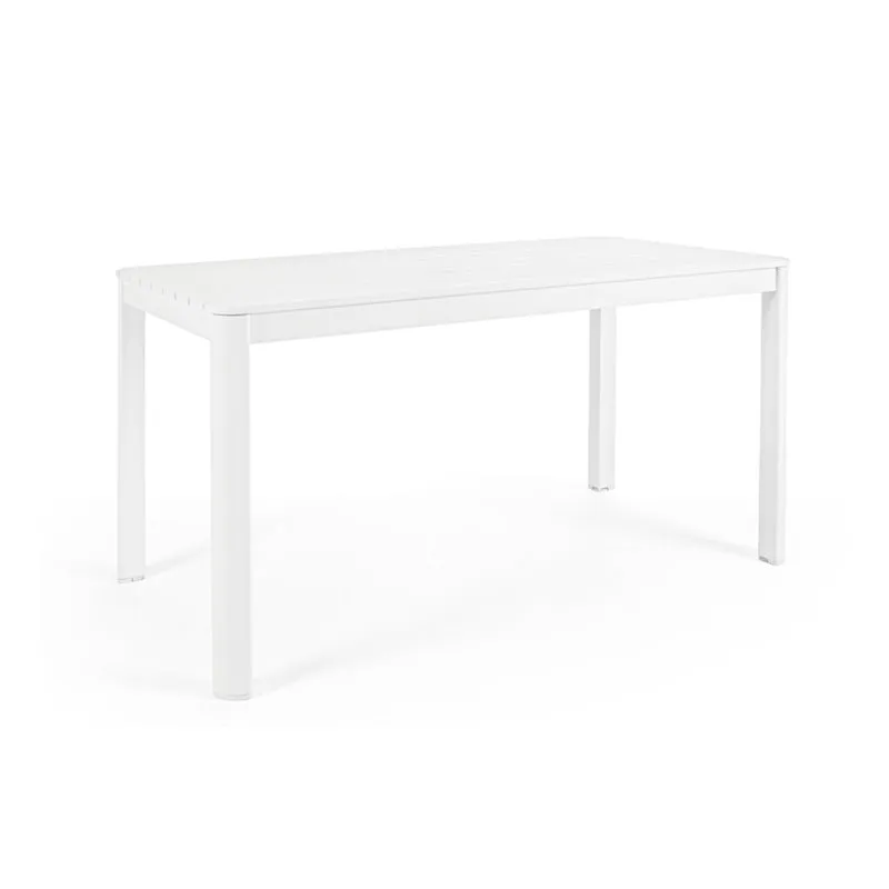 Tavolo "Skipper" in alluminio dogato da esterno per giardino e veranda 140 cm