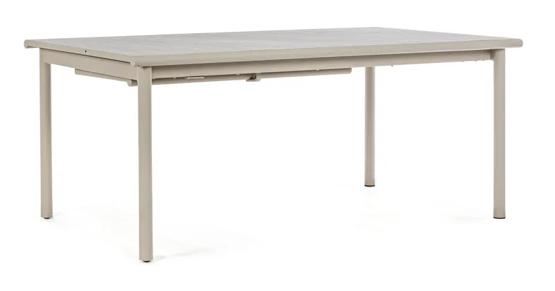 Tavolo allungabile "Kendall" in alluminio verniciato da esterno per giardino e veranda 180/280 cm