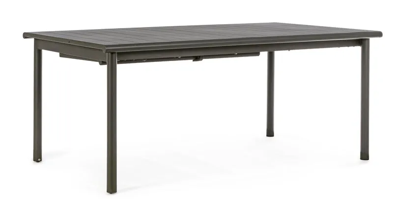 Tavolo allungabile "Kendall" in alluminio verniciato da esterno per giardino e veranda 180/280 cm