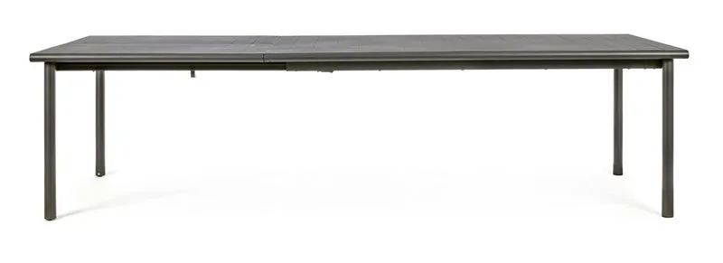 Tavolo allungabile "Kendall" in alluminio verniciato da esterno per giardino e veranda 180/280 cm