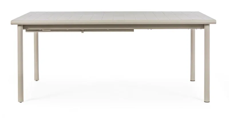 Tavolo allungabile "Kendall" in alluminio verniciato da esterno per giardino e veranda 180/280 cm